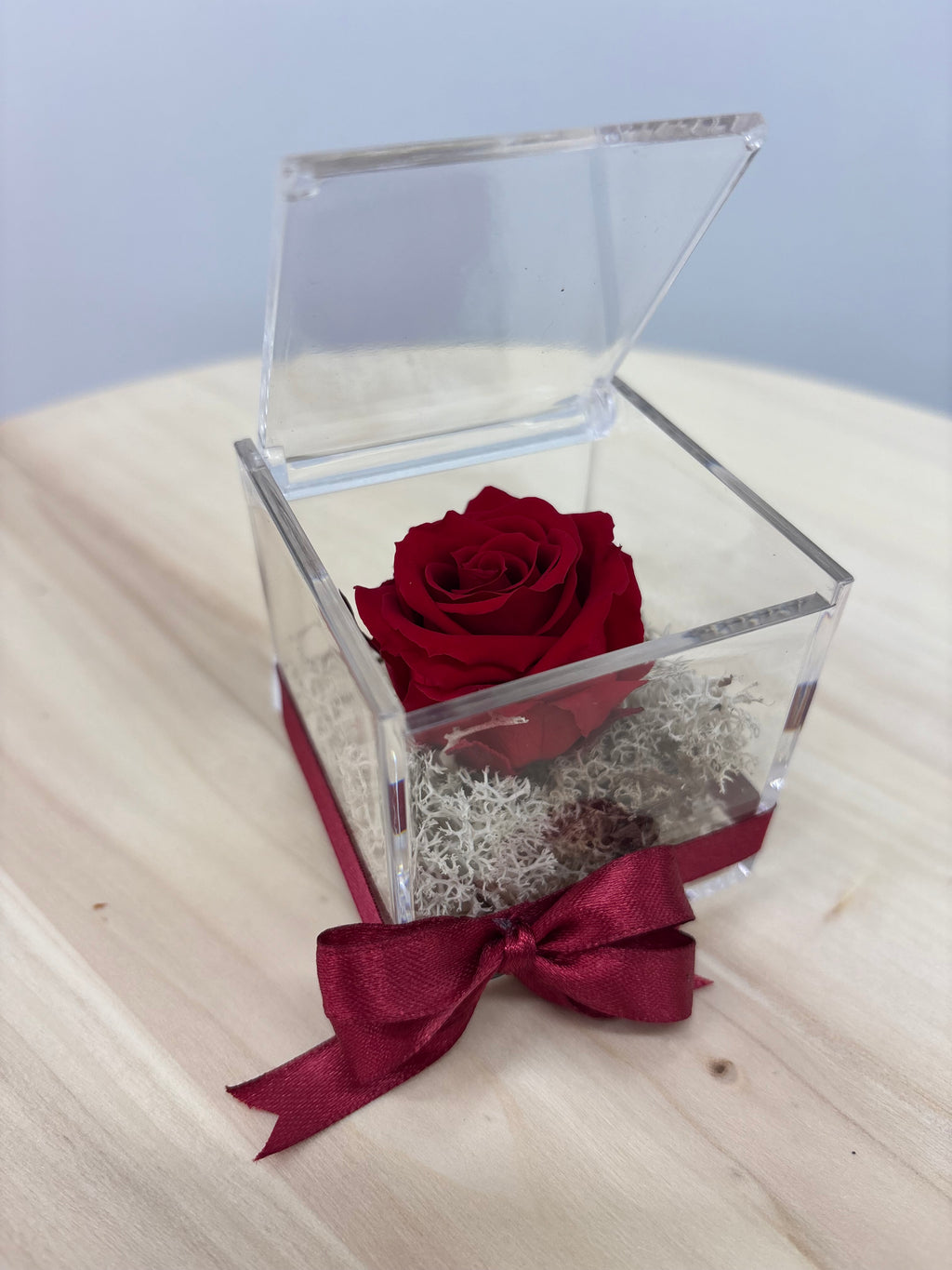 Rosa eterna rossa