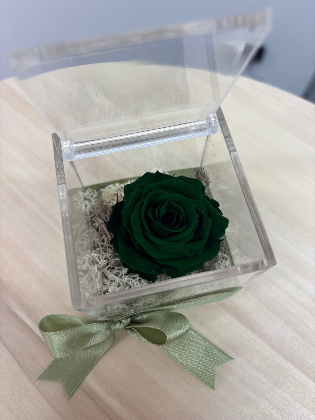 Rosa eterna verde
