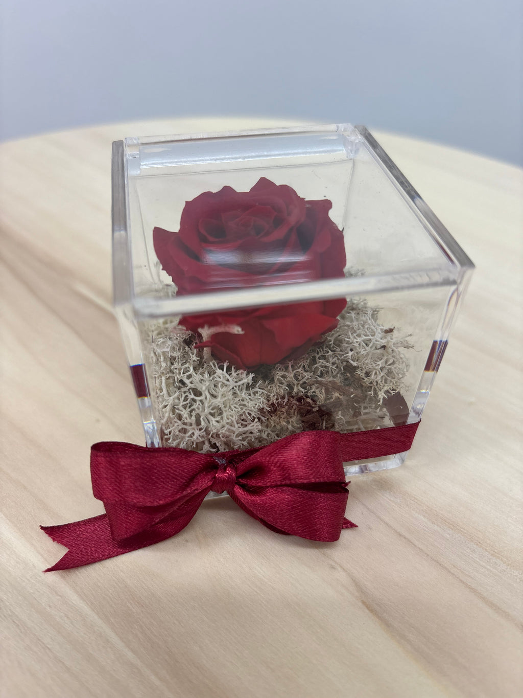 Rosa eterna rossa