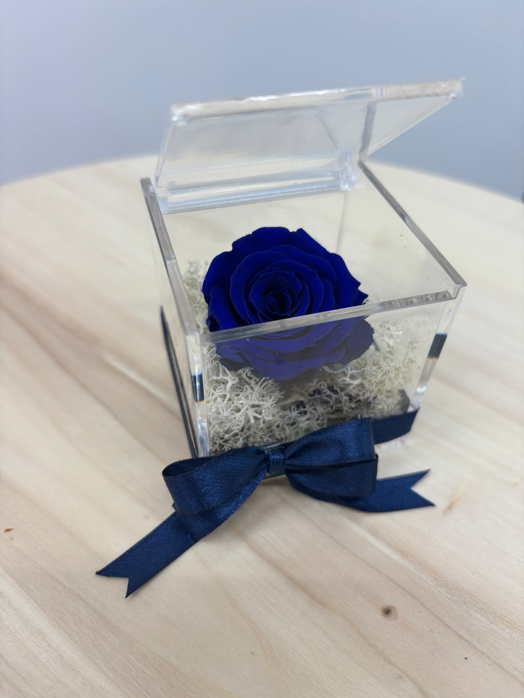 Rosa eterna composizione plexiglas