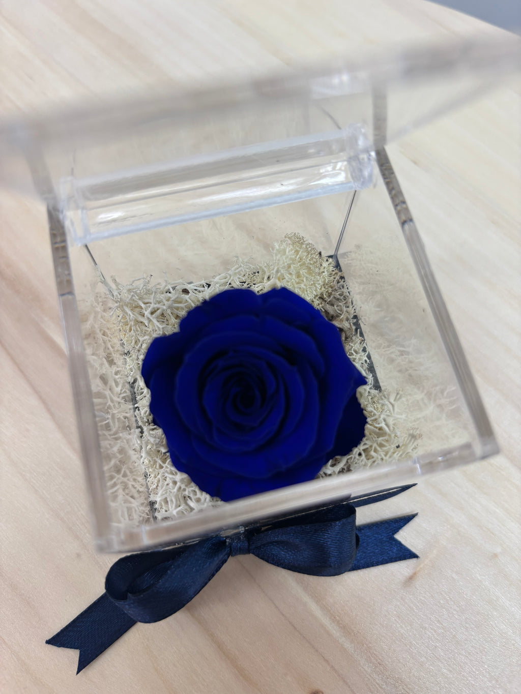 Rosa eterna composizione plexiglas