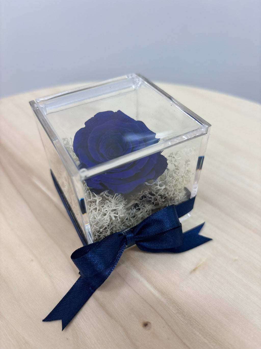Rosa eterna composizione plexiglas